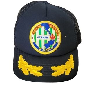 Vintage Vietnam Veterans in Alberta Hat